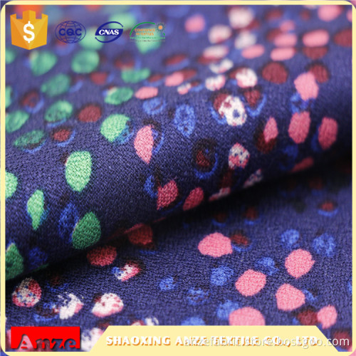 Billigt pris 100% rayon spandex moss crepe tyg